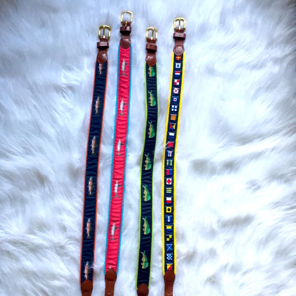 Leather Man Ltd leather belts size 26 handmade in Essex, Connecticut USA US made